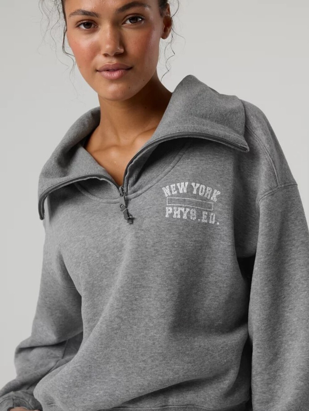aerie - Like New Cloud Fleece Quarter Zip - L